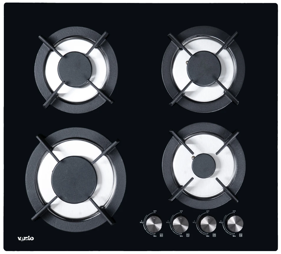 Варочная панель газовая Ventolux HG K7 CS (BG/BK)